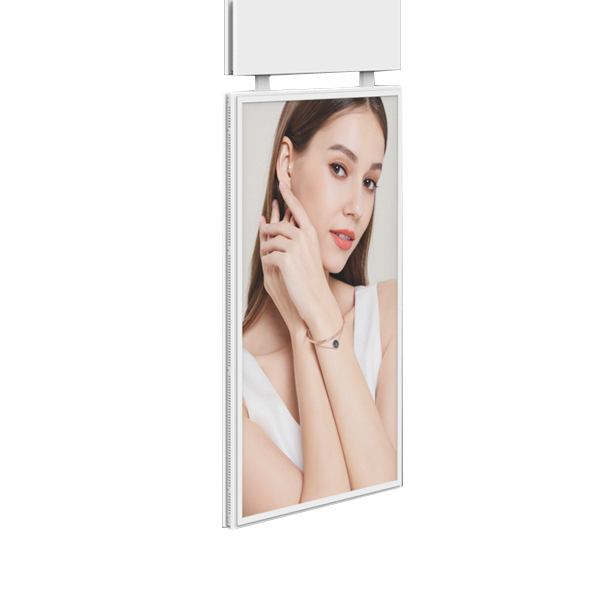 43-65 inch Double Sided Screen for Showcase Glasswall Display